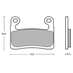 Brembo Z04 Bremsbelagsatz, Hayes Bremszange -Alpha Speed Verkaufsgeschäft 3411b800a00 10 15452