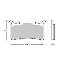 Brembo Z04 Bremsbelagsatz, Nissin Bremszange -Alpha Speed Verkaufsgeschäft 3411b900a00 10 23810