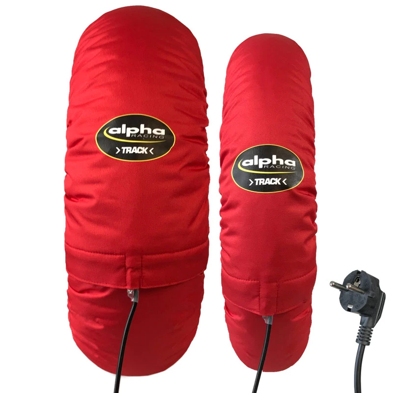 Reifenwärmersatz >TRACK< Supersport 600, Rot 1 Reifenwärmersatz >TRACK< Supersport 600, Rot